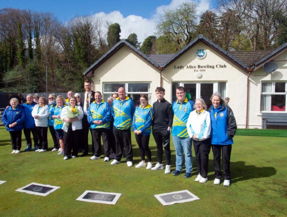 Greenock Telegraph: Lady Alice Bowling Club 2024 opening day.