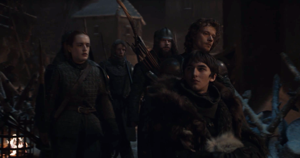 Bran looking at Tyrion in Season 8, Episode 3. (HBO)