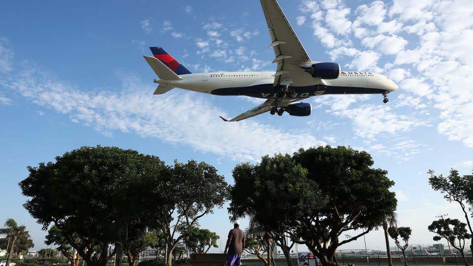 Delta Air Lines scored high marks in North America. - Mario Tama/Getty Images