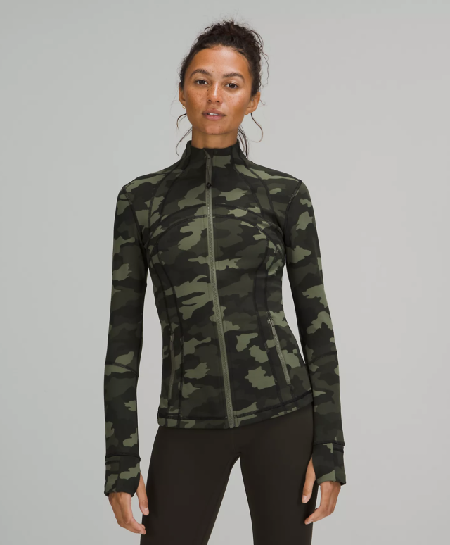 Someone is a little obsessed with everglade green. I think the define  jacket is the only item that's slightly off. What y'all think? : r/lululemon