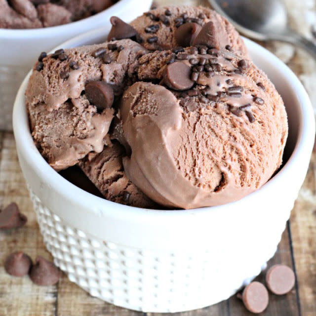 Double Chocolate 4-Ingredient Dairy-Free Ice Cream