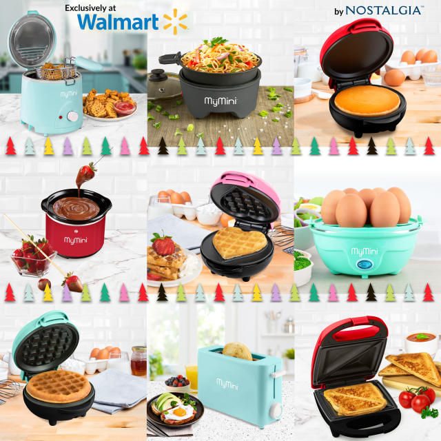 Nostalgia MyMini Holiday Waffle Makers - Walmart Finds