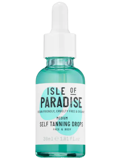 Isle of Paradise Self Tanning Drops in Medium. Image via Sephora.