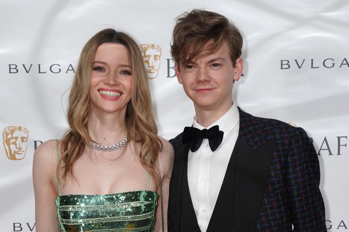 Talulah Riley and Thomas Brodie-Sangster (Love Actually star) <i>(Image: PA)</i>