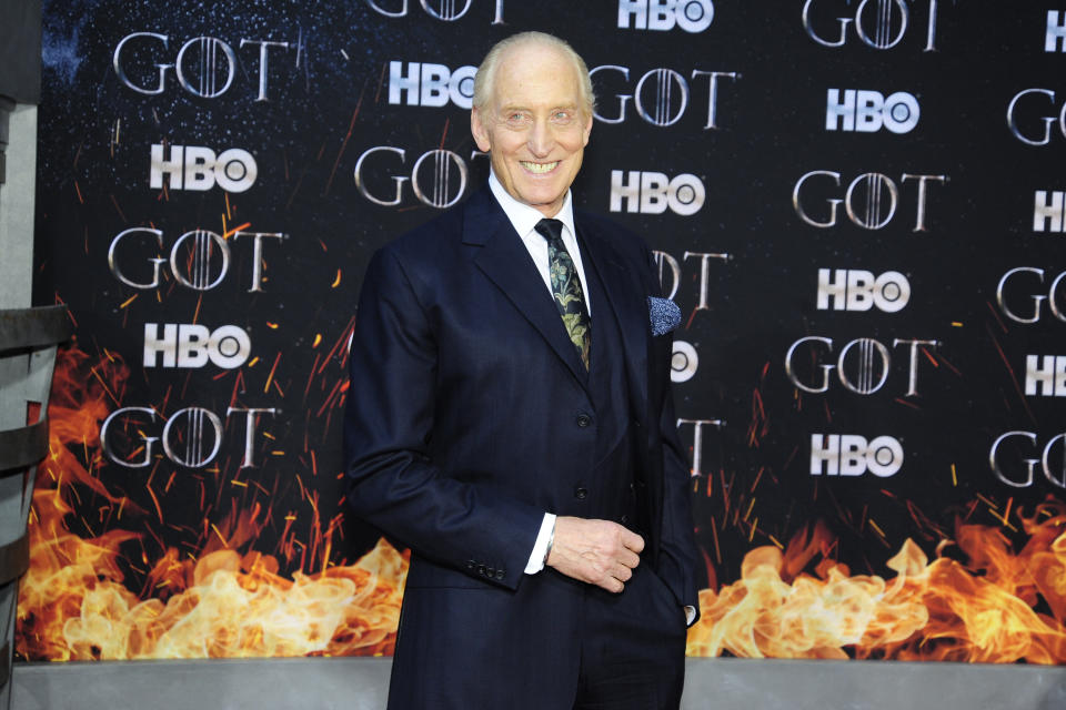 NEW YORK, NY - APRIL 3: Charles Dance attends "Game Of Thrones" New York Premiere at Radio City Music Hall, NYC on April 3, 2019 in New York City. (Photo by Paul Bruinooge/Patrick McMullan via Getty Images)