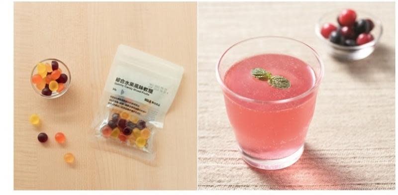 新品即溶氣泡飲與綜合水果風味軟糖　MUJI無印良品上市