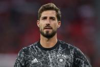 Und dann wäre da noch Kevin Trapp. Der 32-Jährige war einer der Garanten für Eintracht Frankfurts überraschenden Sieg in der Europa League in der vergangenen Saison. Zur Nationalmannschaft reist Trapp nun auch mit großer Euphorie an: Mit Frankfurt gelang ihm in einem Herzschlagfinale die Qualifikation für das Achtelfinale der Champions League. (Bild: Getty Images / Alex Grimm)