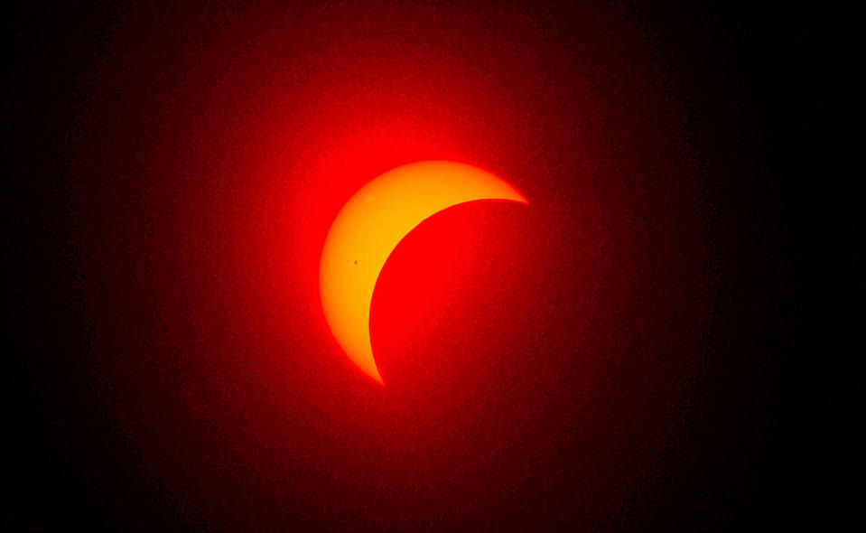 2. Partial Eclipse in Fort Worth, Texas