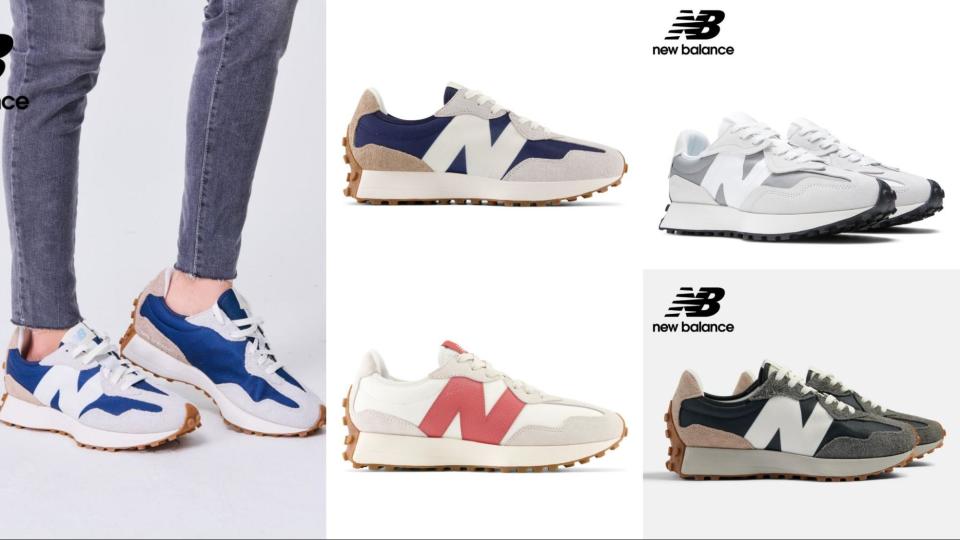 網路獨家款327，配色大膽又吸睛，回頭率滿分。（圖片來源：New Balance）