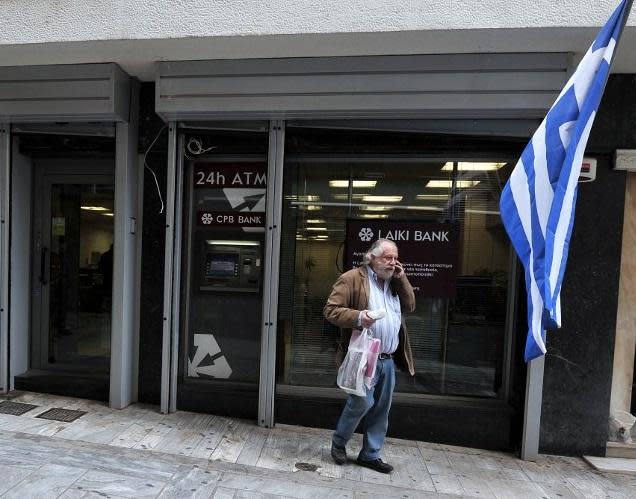 希臘街頭。(圖:AFP)