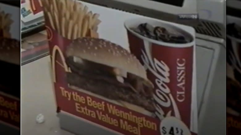 McDonald's Beef Wennington burger ad