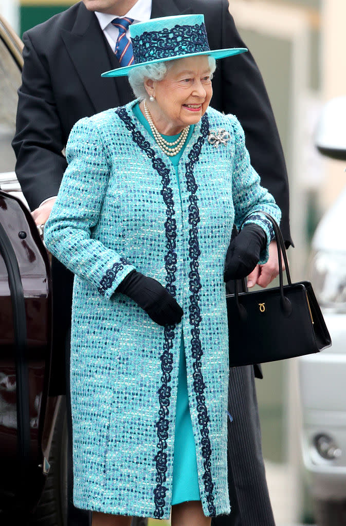 At the Traditional Royal Maundy Service on March 24. (Photo by Max Mumby/Indigo/Getty Images)