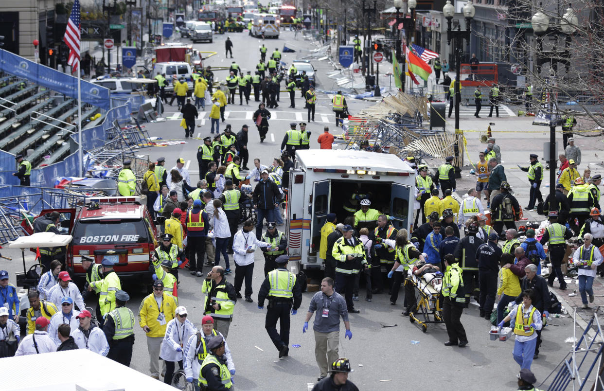 IMAGE: 2013 Boston Marathon (Charles Krupa / AP)