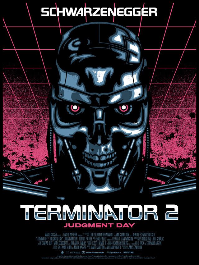 Movie poster for the 1991 film, Terminator 2