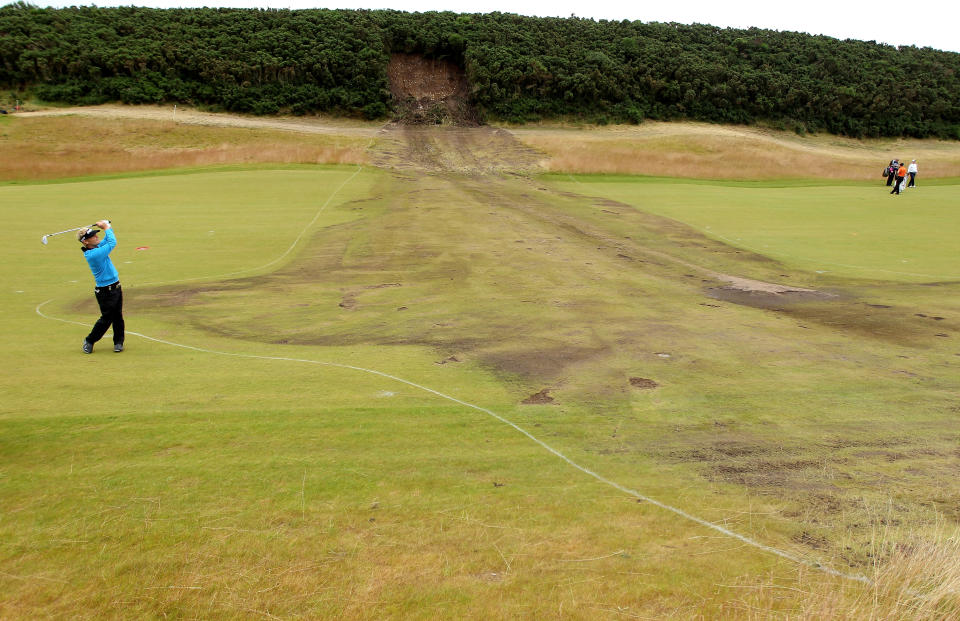 Ground under repair Scottish Open