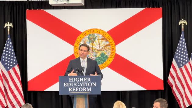 Florida Gov. Ron DeSantis in January announced plans to reform public universities by banning 