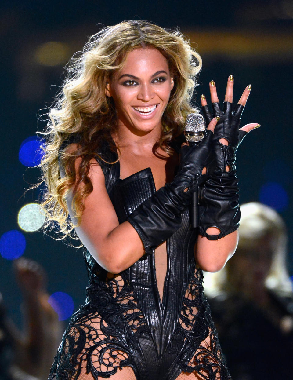 Beyonce performs during the Pepsi Super Bowl XLVII Halftime Show at Mercedes-Benz Superdome on February 3, 2013 in New Orleans, Louisiana. (Photo by Kevin Mazur/WireImage)