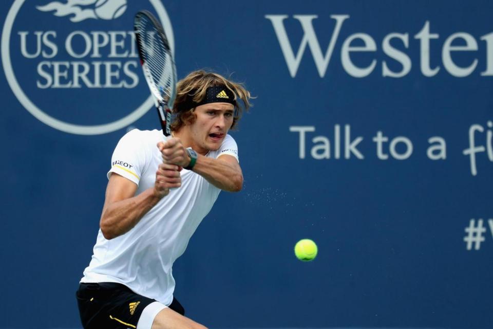 Sent packing: Alexander Zverev (Getty Images)