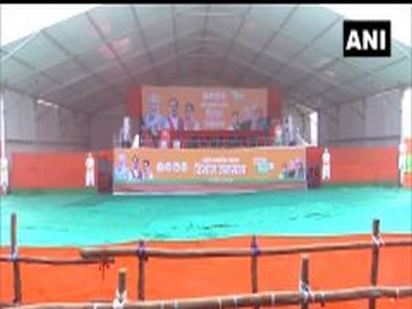 Visual from the rally site in Sasaram, Bihar. [Photo/ANI]