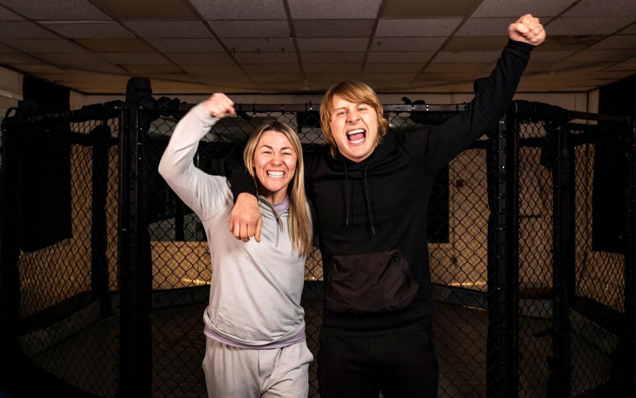 UFC fighters Molly McCann and Paddy Pimblett