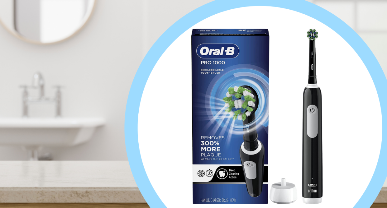 Oral-B Pro 1000 toothbrush is on sale on Amazon Canada.