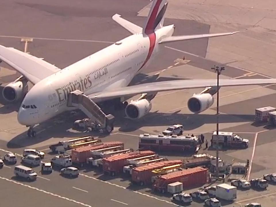 JFK airport: Passengers on quarantined Emirates flight from Dubai had flu, tests show