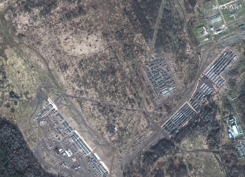 Satellite images show Russian military deployments in Crimea and western Russia