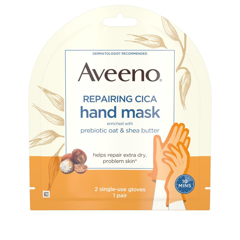 Aveeno Repairing CICA Hand Masks Oat & Shea Butter