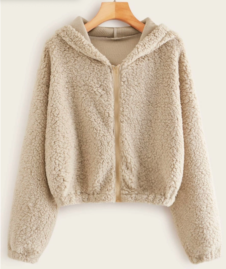 womens teddy bear fleece 