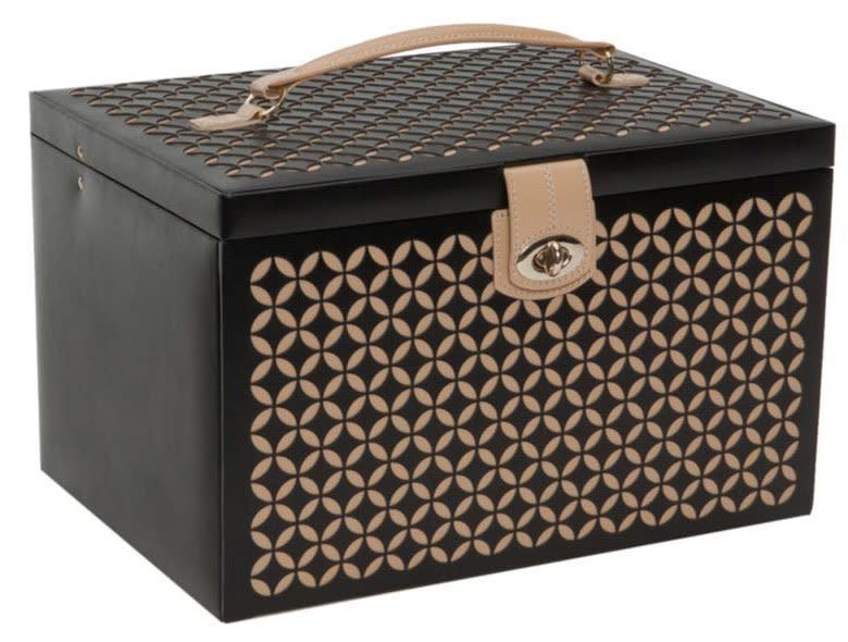 For the Accessory Obsessed: Leather Jewelry Box

 