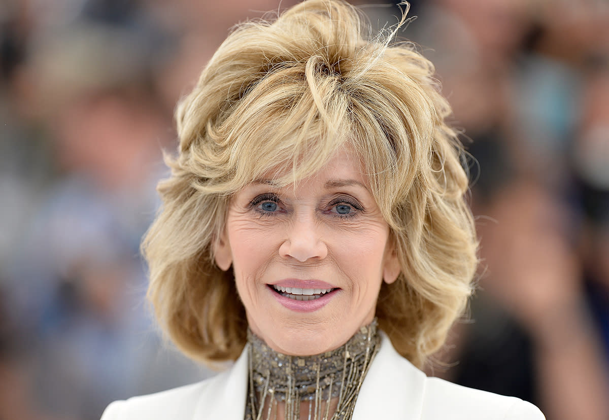 Jane Fonda attends a photocall for 