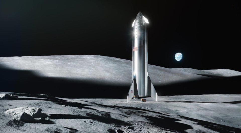 spacex starship steel moon landing space colonization elon musk twitter D5US3AeU8AAHxyV
