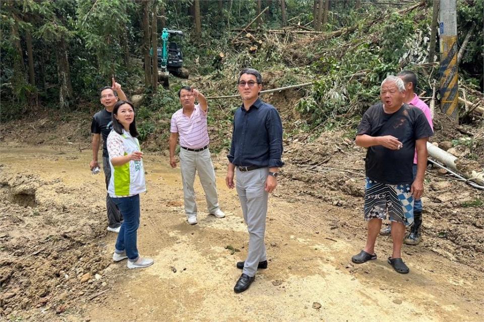 快新聞／雲林古坑遭凱米重創　綠委劉建國深入勘災