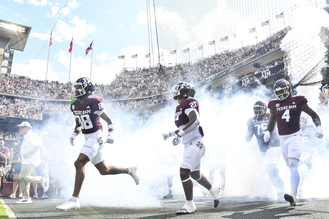 Whoever ends up as the next head coach of Texas A&M will have plenty of resources at their disposal. (Logan Riely/Getty Images)