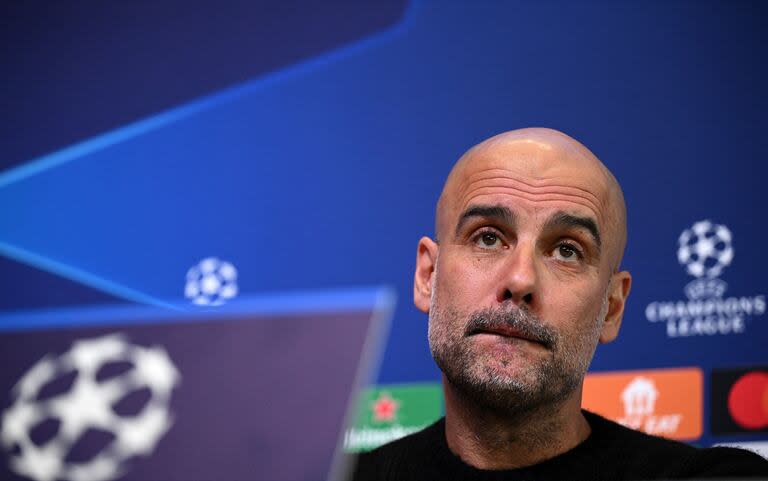 Pep Guardiola, DT de Manchester City, en la previa del partido de vuelta contra Real Madrid, por los cuartos de final de la Champions League