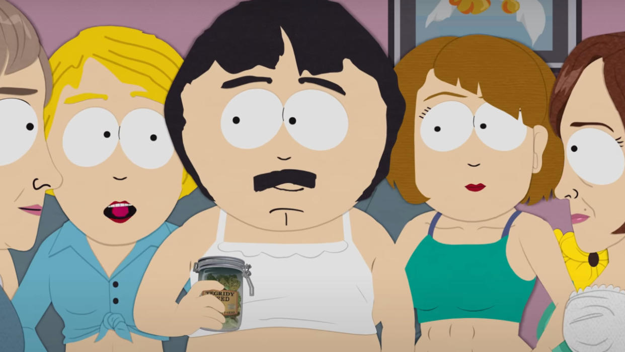  Randy Marsh attends a weight loss party on South Park. 