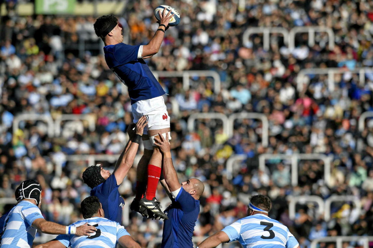 Test match de l'équipe de France de rugby contre l'Argentine, le 6 juillet 2024.  - Credit:Gustavo Garello/AP/SIPA / SIPA / Gustavo Garello/AP/SIPA