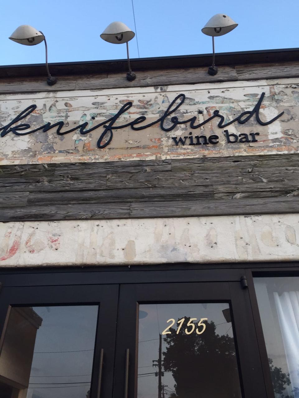 Knifebird is a wine bar in Midtown Memphis.