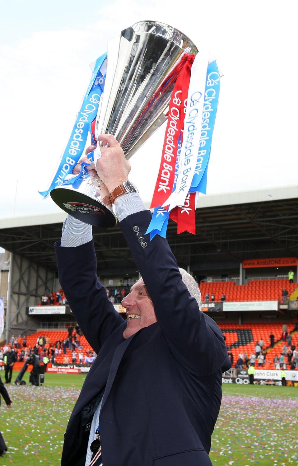 Smith won a total of 21 trophies during two spells of managing the Glasgow club (PA)