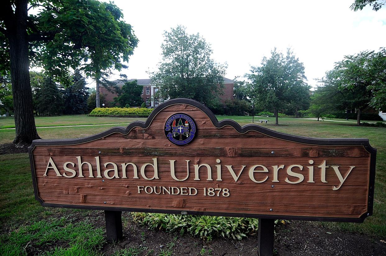 Ashland University sign 
Tom E. Puskar, Times-Gazette.com