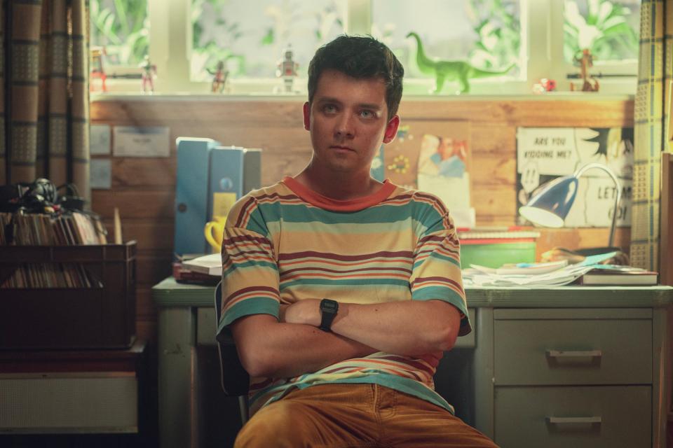 Asa Butterfield as Otis Milburn in Season 4 of Netflix's "Sex Education."