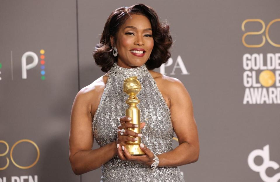 The acclaimed star, 64, bagged Best Performance by an Actress in a Supporting Role in a Motion Picture for her role as Queen Ramonda in Black Panther: Wakanda Forever (Reuters)