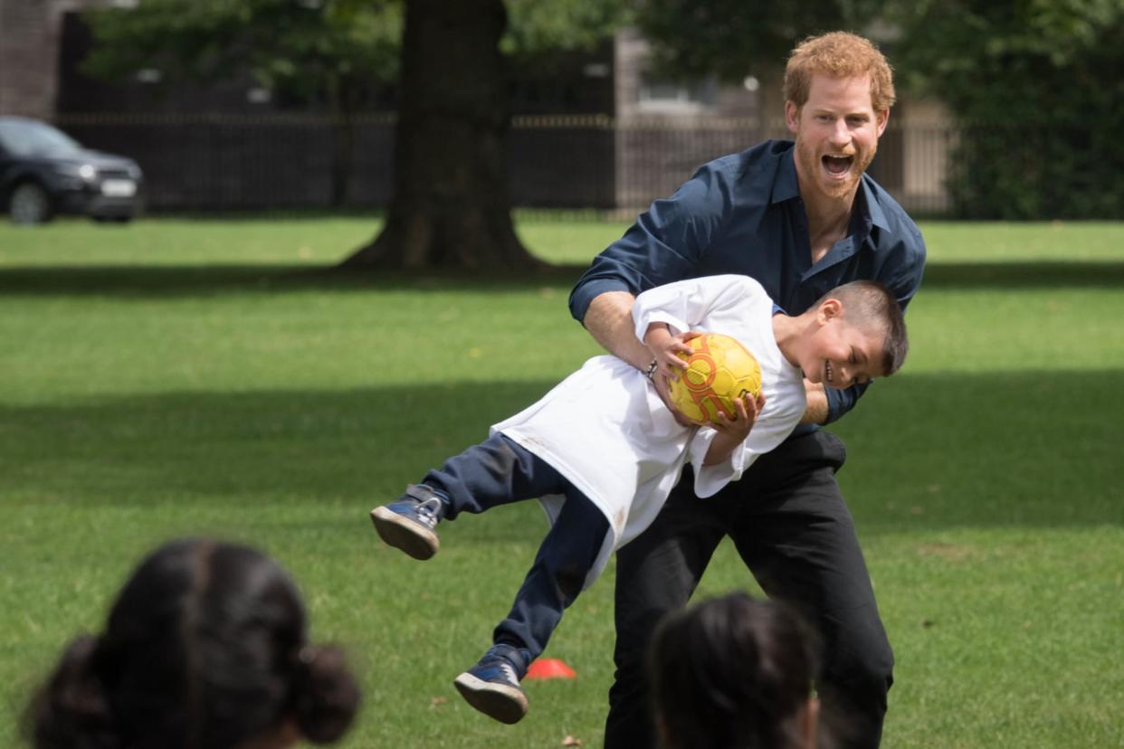 Prince Harry Visits StreetGames' Fit And Fed