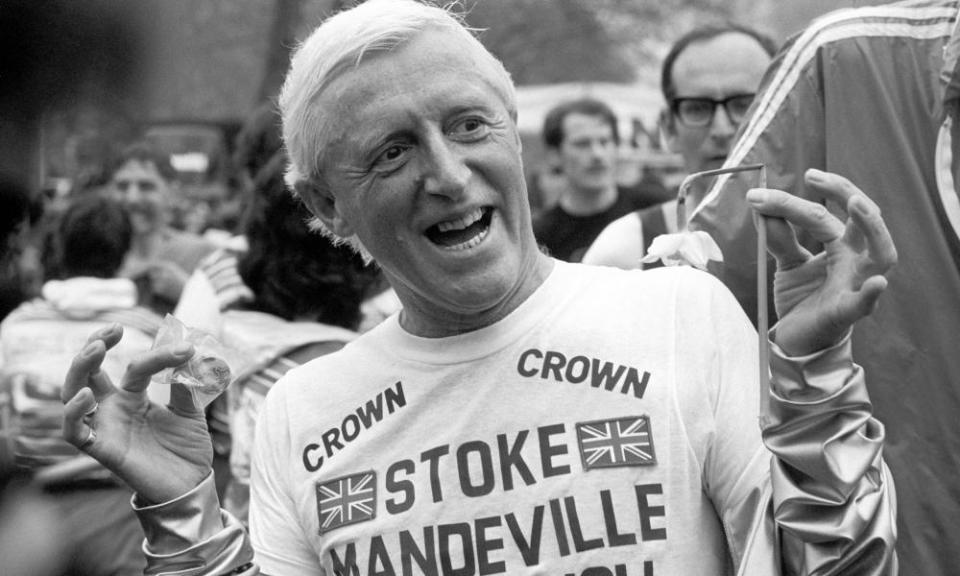 Jimmy Savile at Stoke Mandeville event