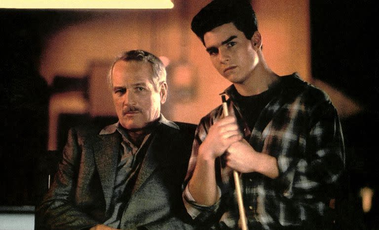 Paul Newman y Tom Cruise en El color del dinero (1986)