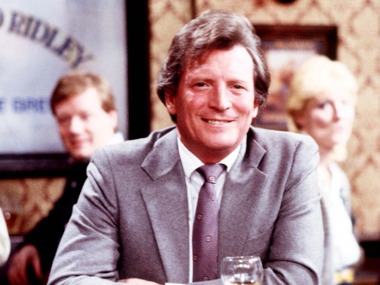 <p>Briggs spent three decades as Mike Baldwin in the long-running soap</p> (ITV/Shutterstock)