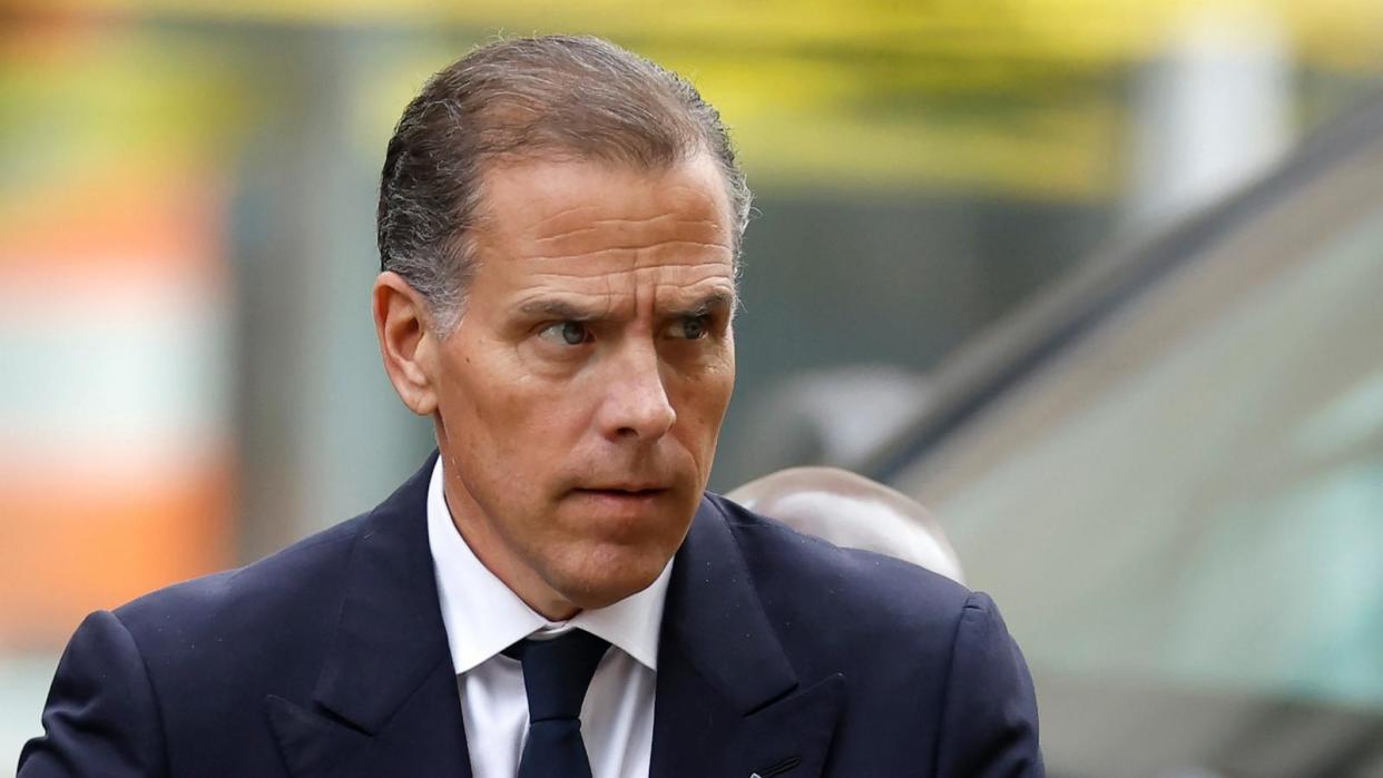 PHOTO: Hunter Biden arrives to the J. Caleb Boggs Federal Building on June 6, 2024 in Wilmington, Del. (Kevin Dietsch/Getty Images, FILE)