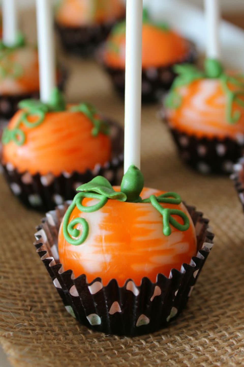 Pumpkin Lollipops