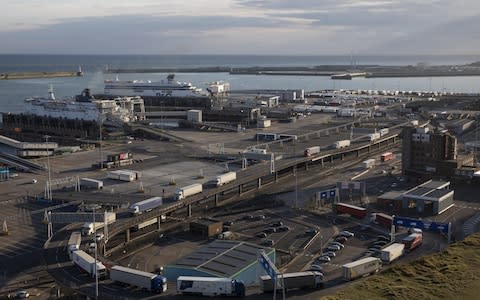 Dover Brexit Port travel driving to Europe  - Credit: Dan Kitwood /Getty images Europe 