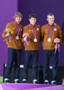 <b>Archery</b><br> <b>Medals</b>: Men 1, Women 0<br> <b>Advantage</b>: Men<br> The men’s archery team won the U.S. its first medal, a silver, on Day 1 of the Games, while the women failed to medal. Even more impressive, the men upset a dominant South Korean team aiming for its fourth straight gold in the event. (Photo by Paul Gilham/Getty Images)